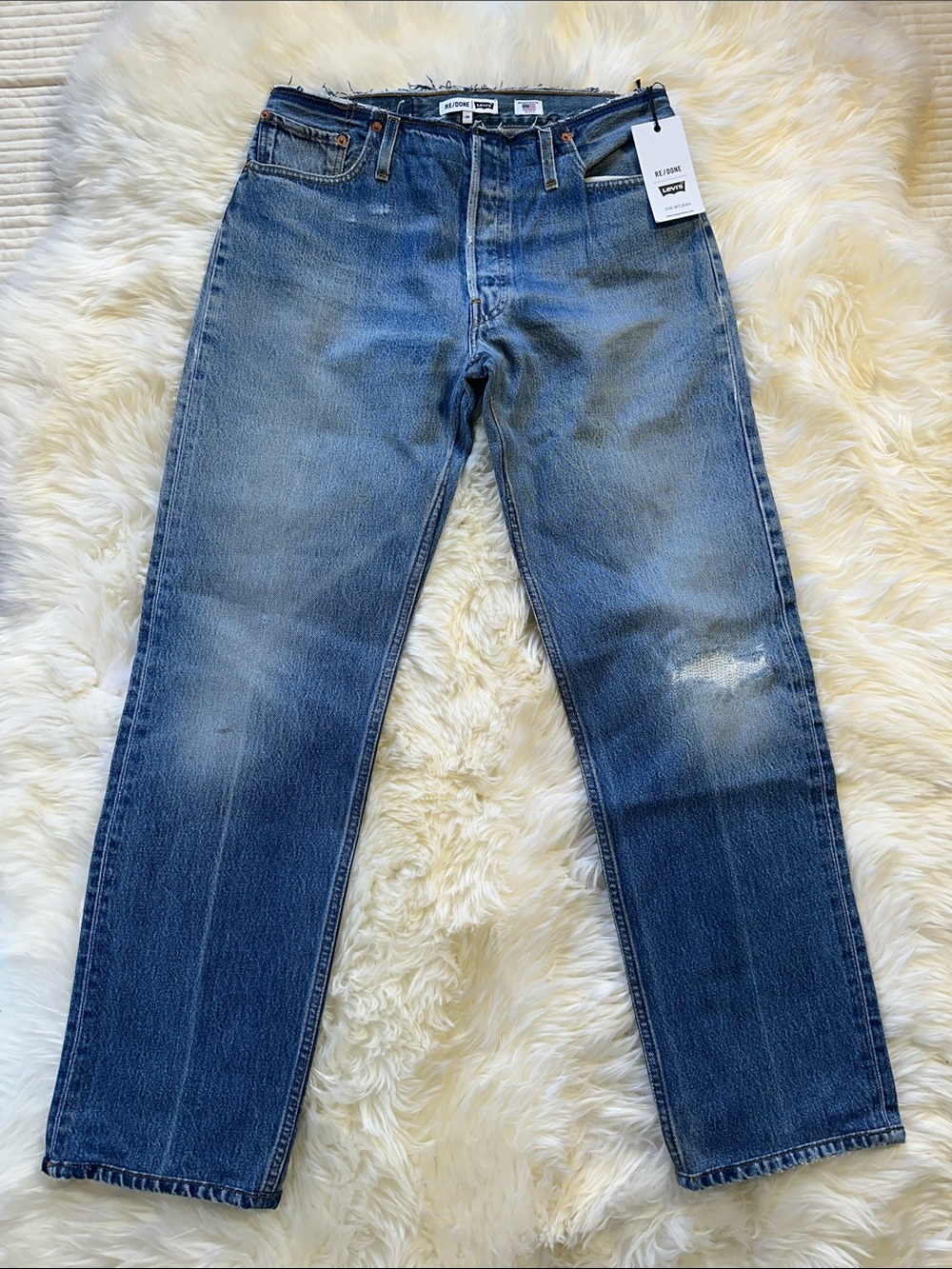 Re/Done women RAW WAIST 90S JEAN